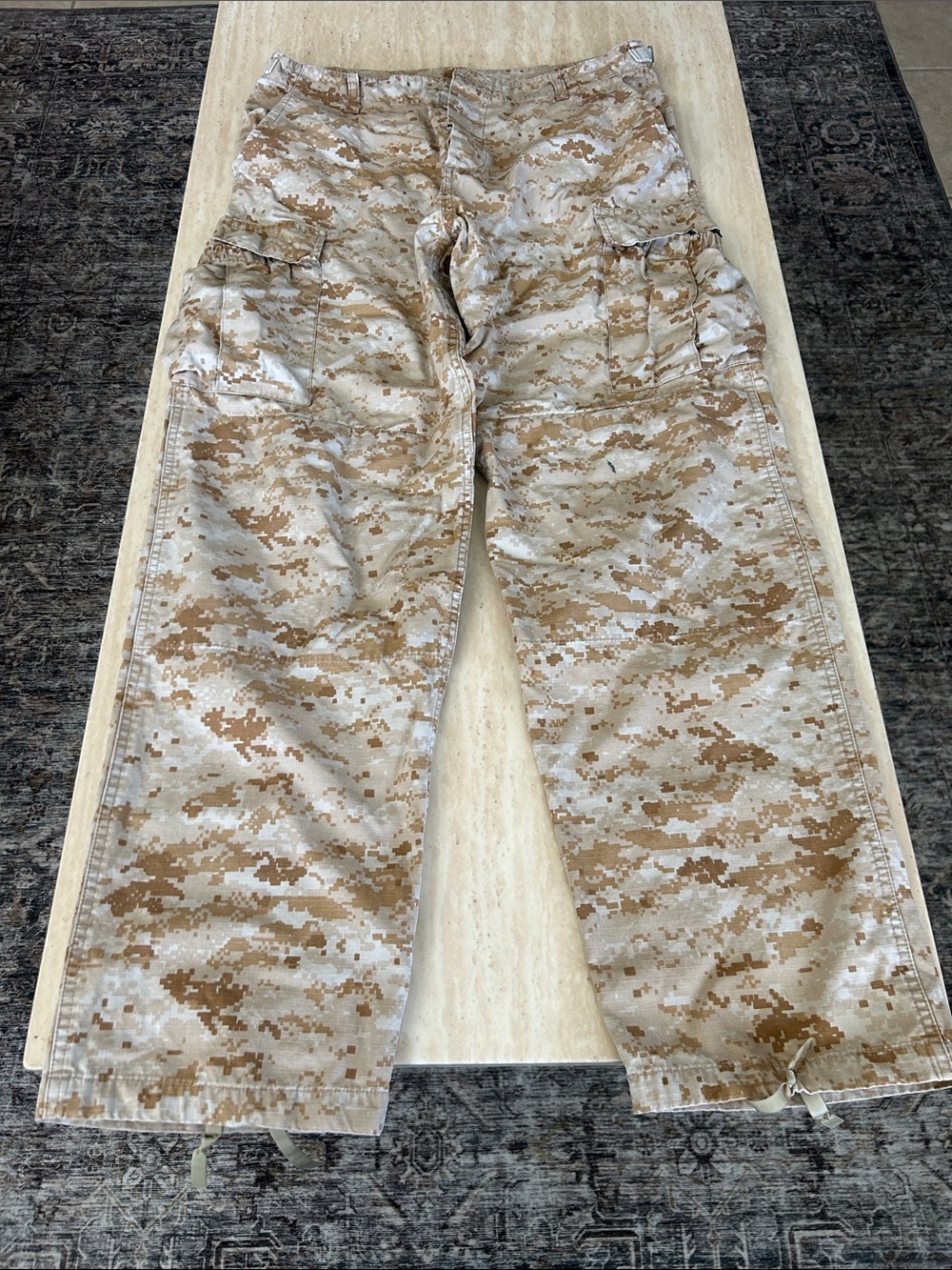 Men's Desert Digital Camo Cargo Pants - Tan/Beige
